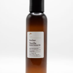 Amber Vanilla Organic Massage Oil
